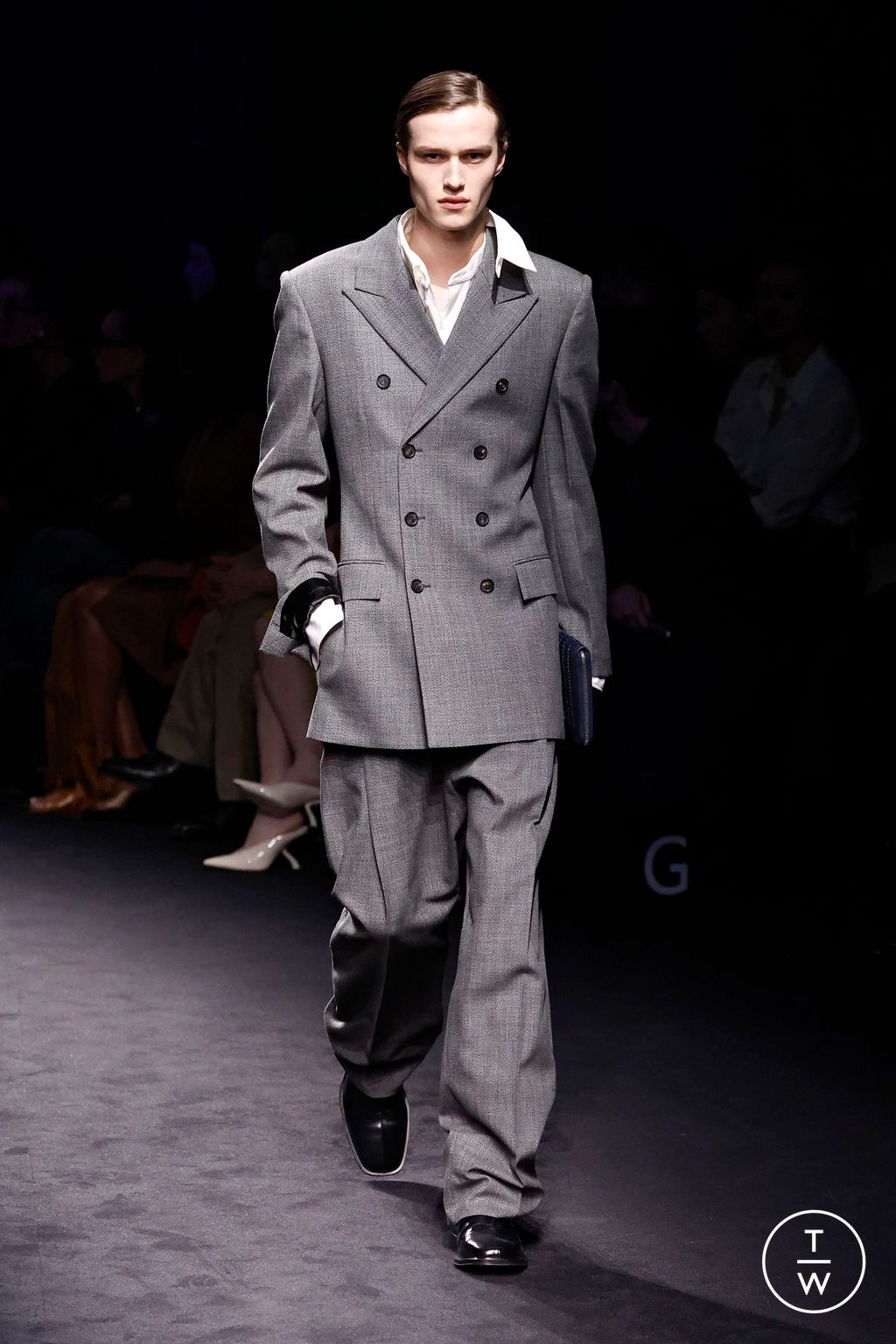 Fashion Week Milan Fall/Winter 2026 look 28 de la collection Ferragamo womenswear