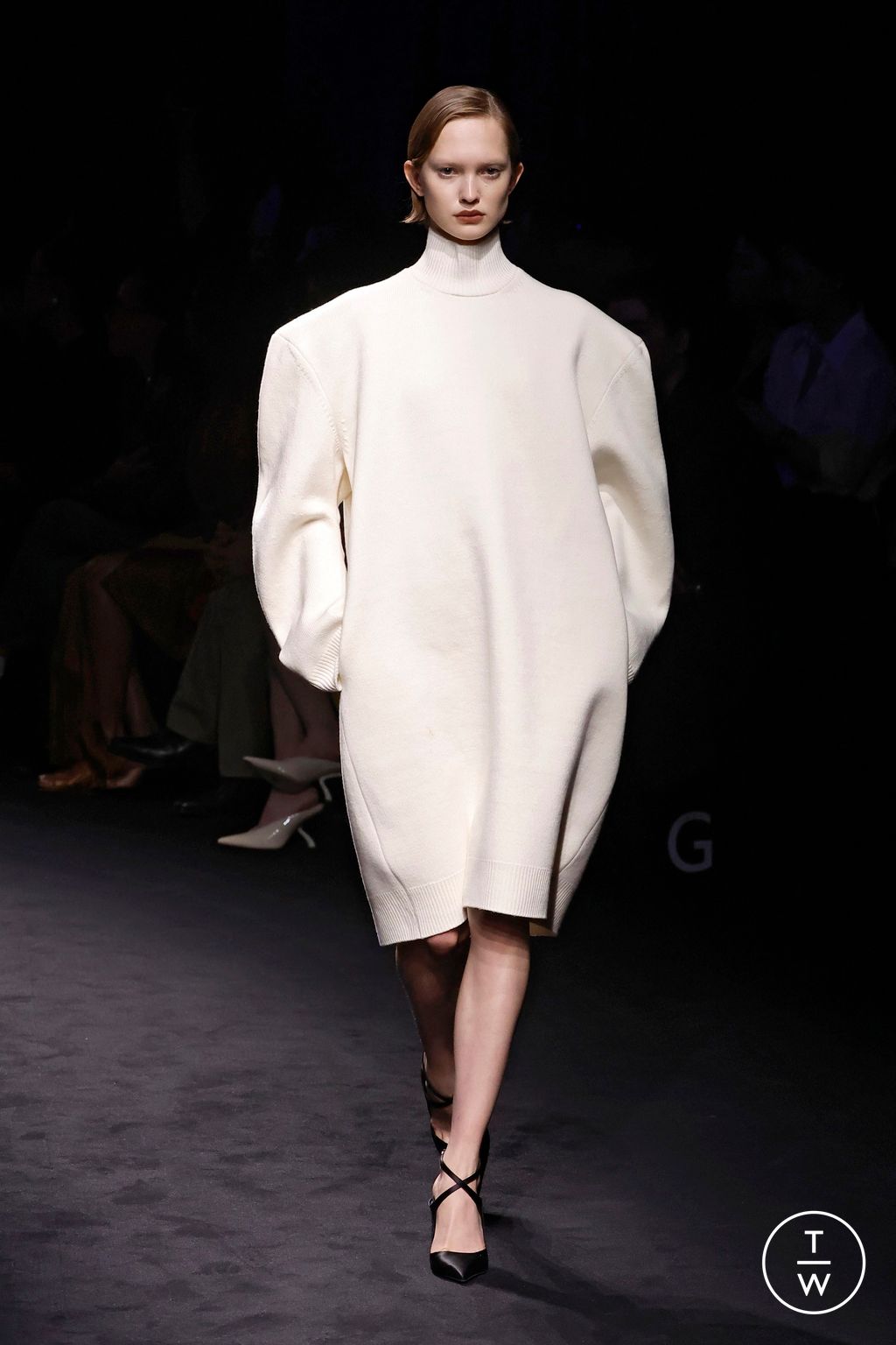 Fashion Week Milan Fall/Winter 2026 look 32 from the Ferragamo collection womenswear