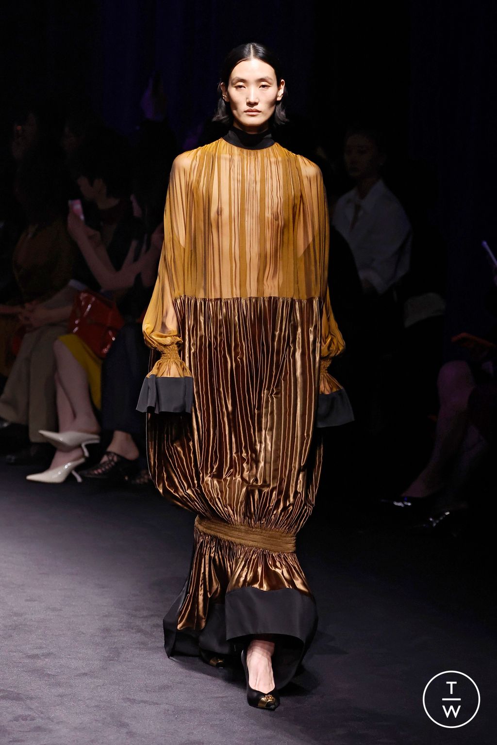 Fashion Week Milan Fall/Winter 2026 look 58 from the Ferragamo collection 女装