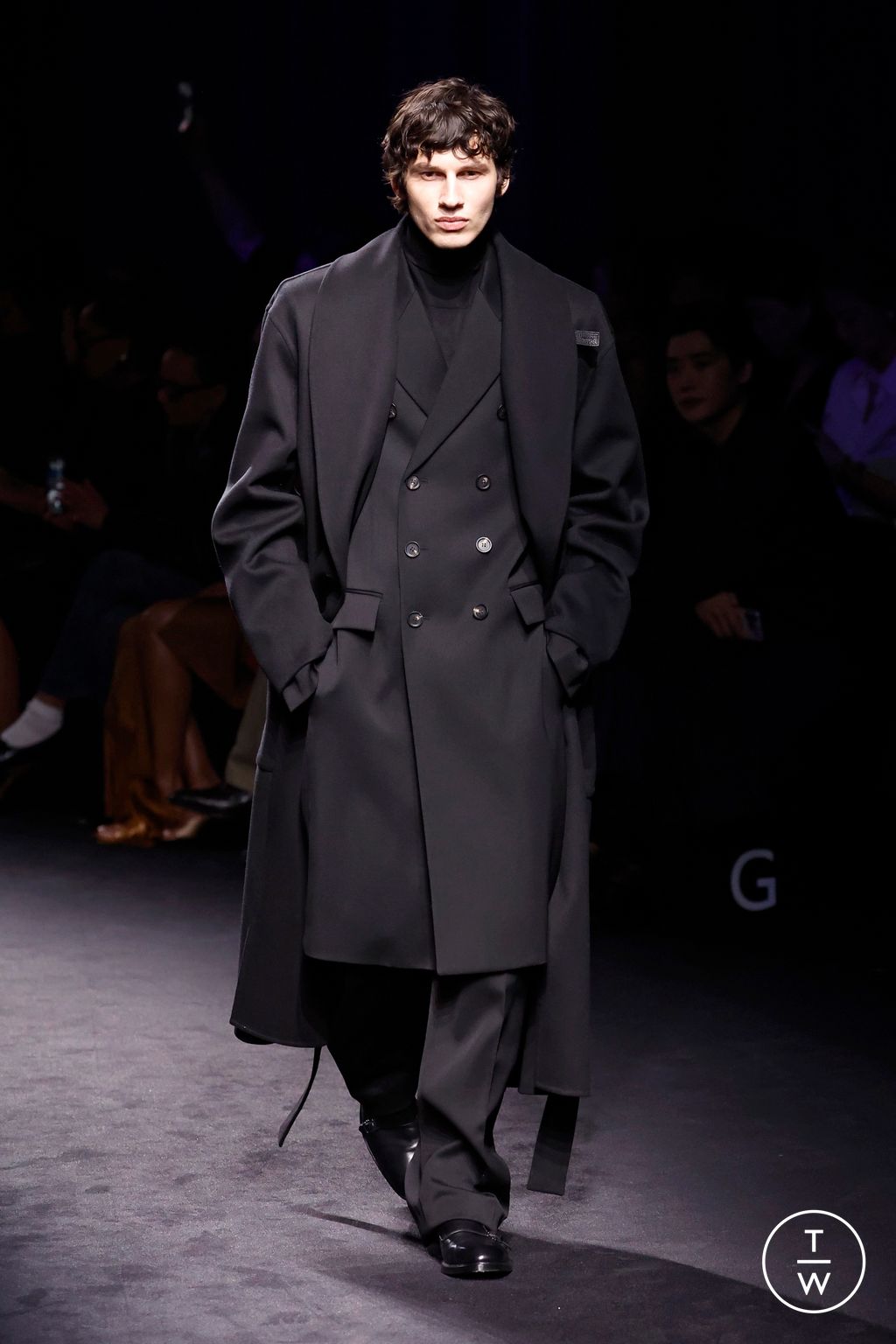 Fashion Week Milan Fall/Winter 2026 look 60 from the Ferragamo collection 女装