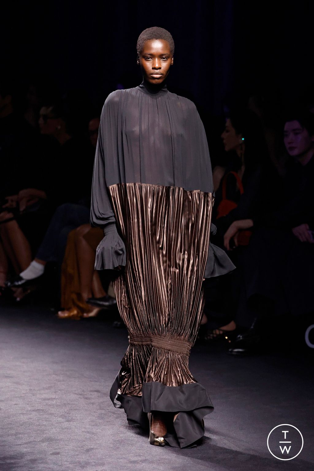 Fashion Week Milan Fall/Winter 2026 look 61 from the Ferragamo collection womenswear