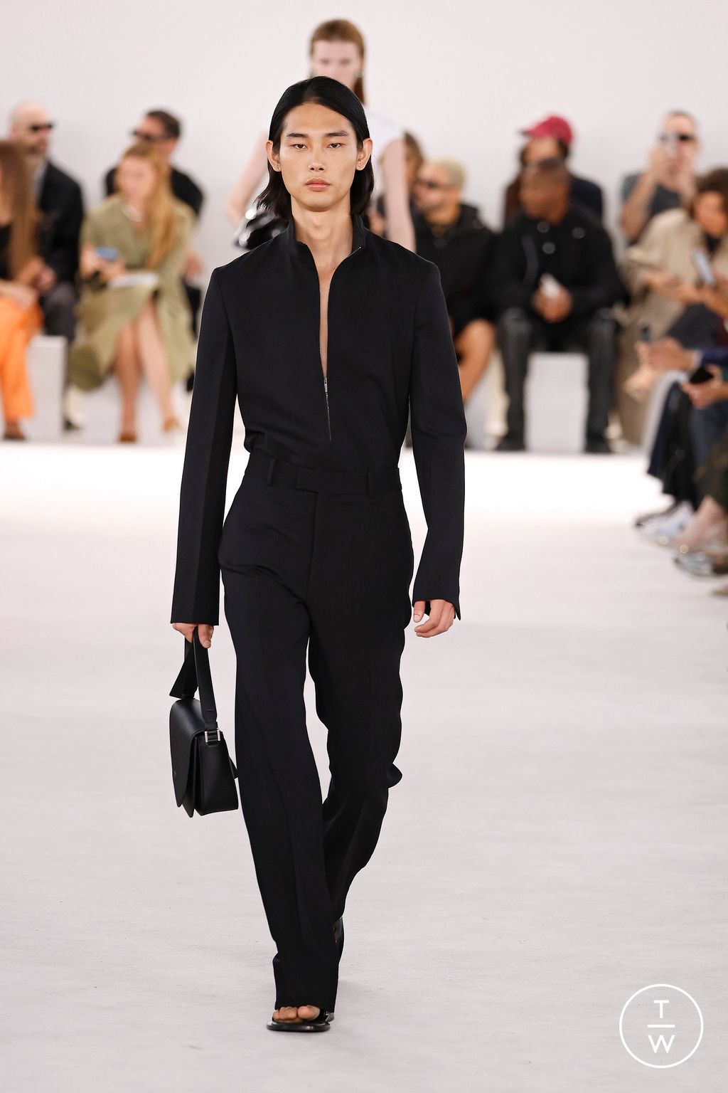 Fashion Week Milan Spring/Summer 2024 look 4 from the Ferragamo collection womenswear