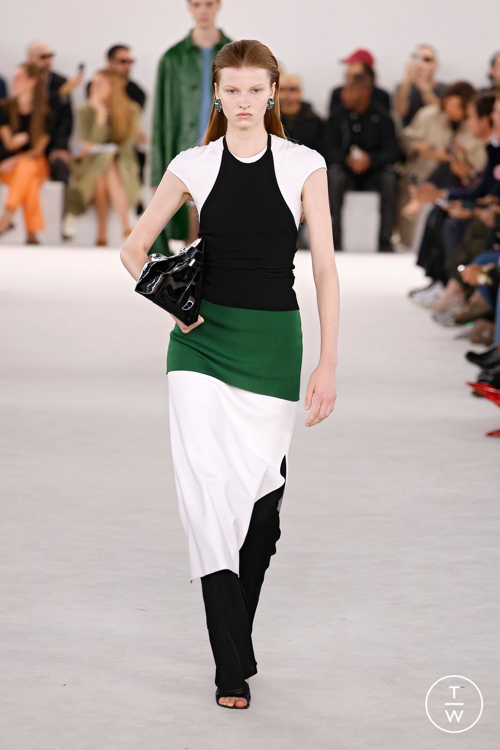 Fashion Week Milan Spring/Summer 2024 look 5 from the Ferragamo collection womenswear