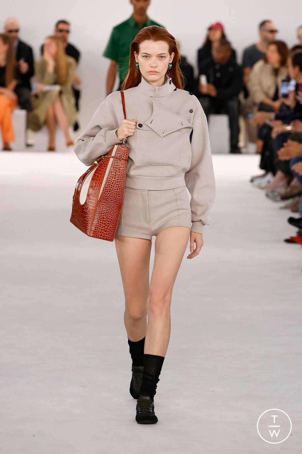Fashion Week Milan Spring/Summer 2024 look 12 from the Ferragamo collection womenswear