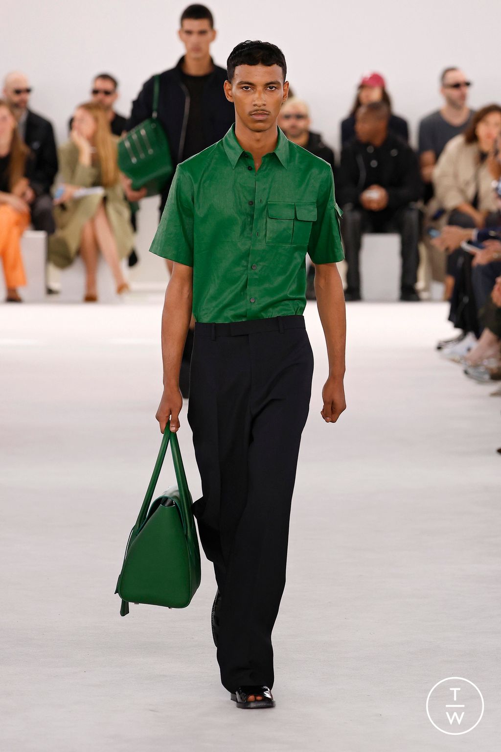 Fashion Week Milan Spring/Summer 2024 look 13 from the Ferragamo collection womenswear