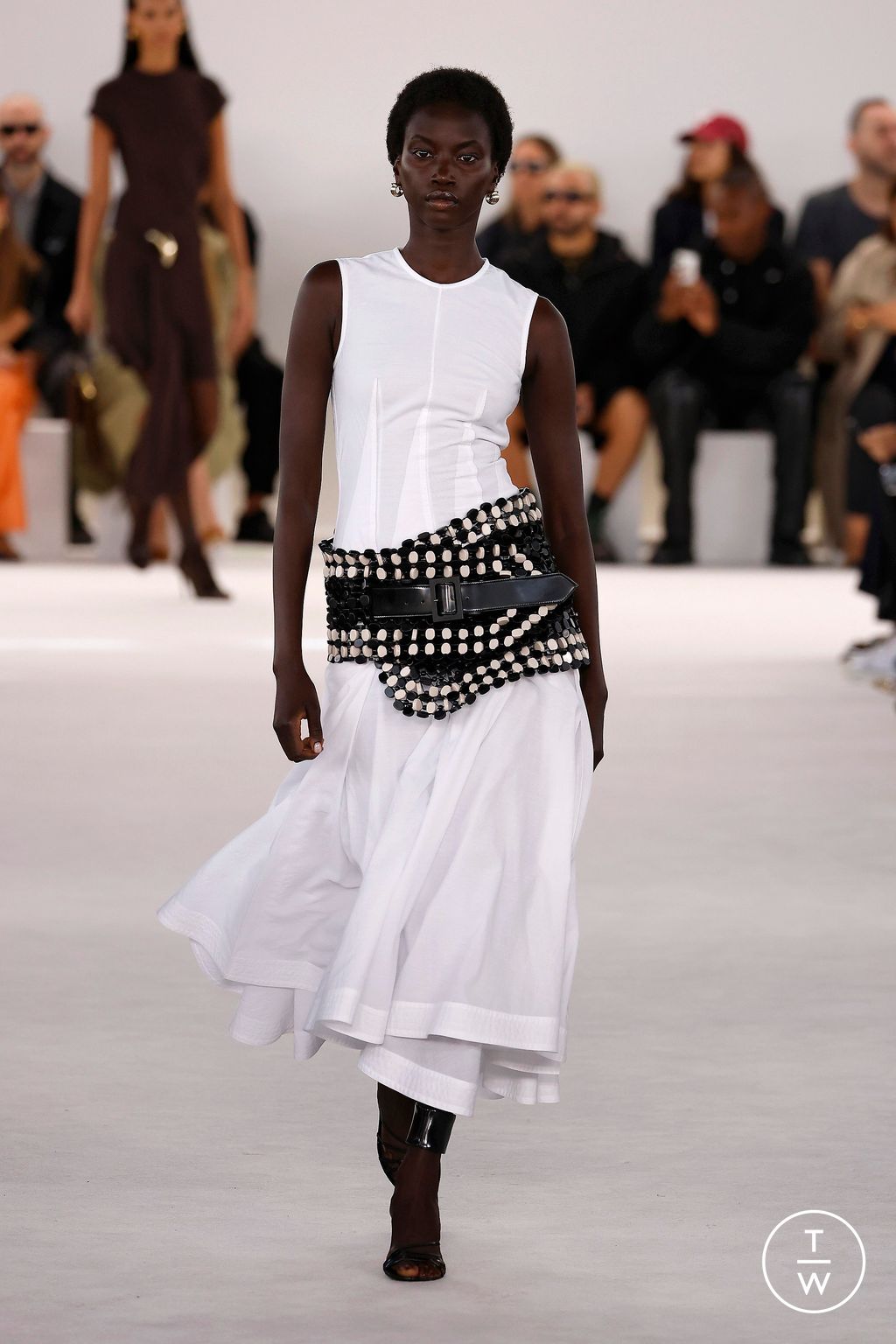 Fashion Week Milan Spring/Summer 2024 look 35 from the Ferragamo collection womenswear