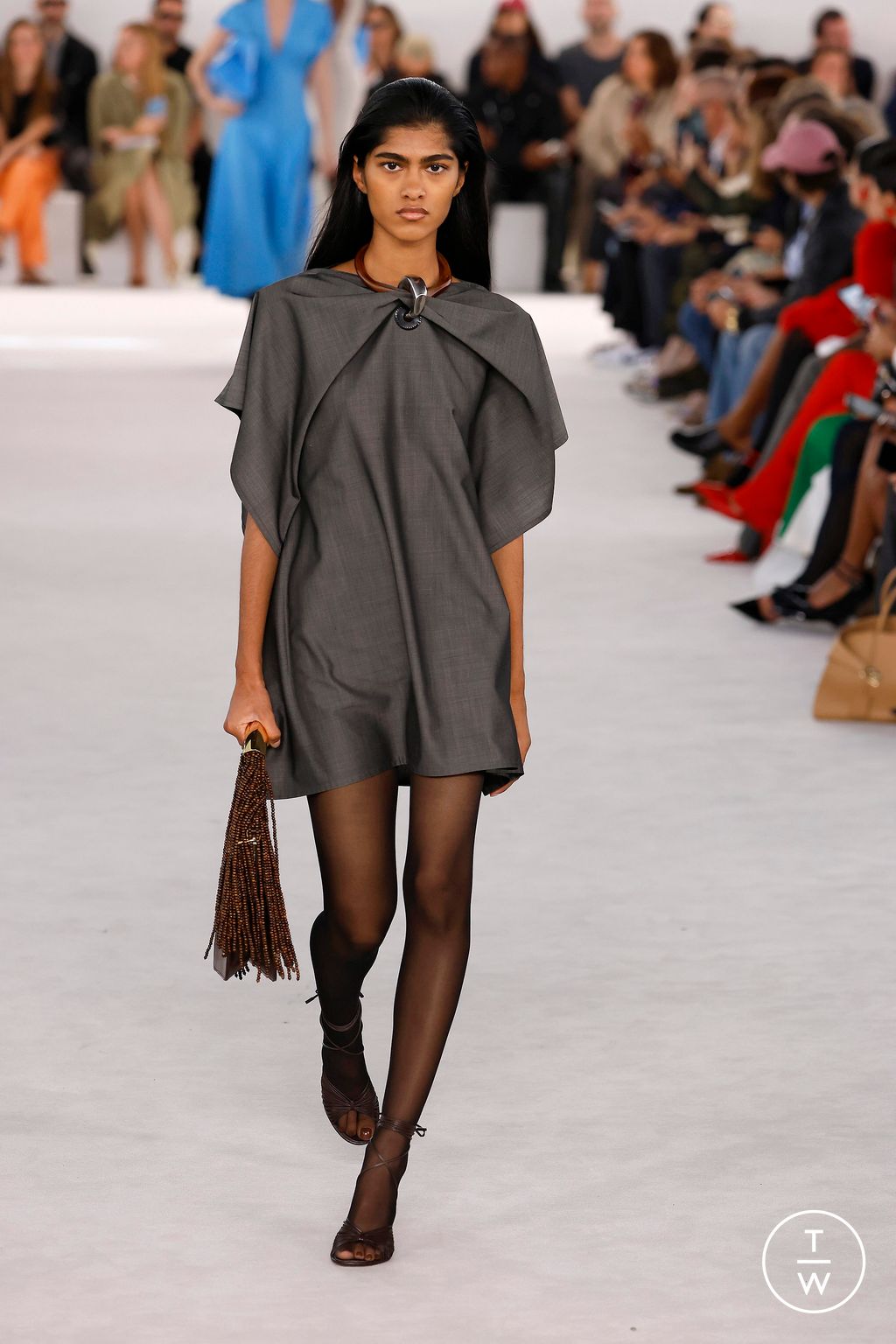 Fashion Week Milan Spring/Summer 2024 look 46 from the Ferragamo collection womenswear