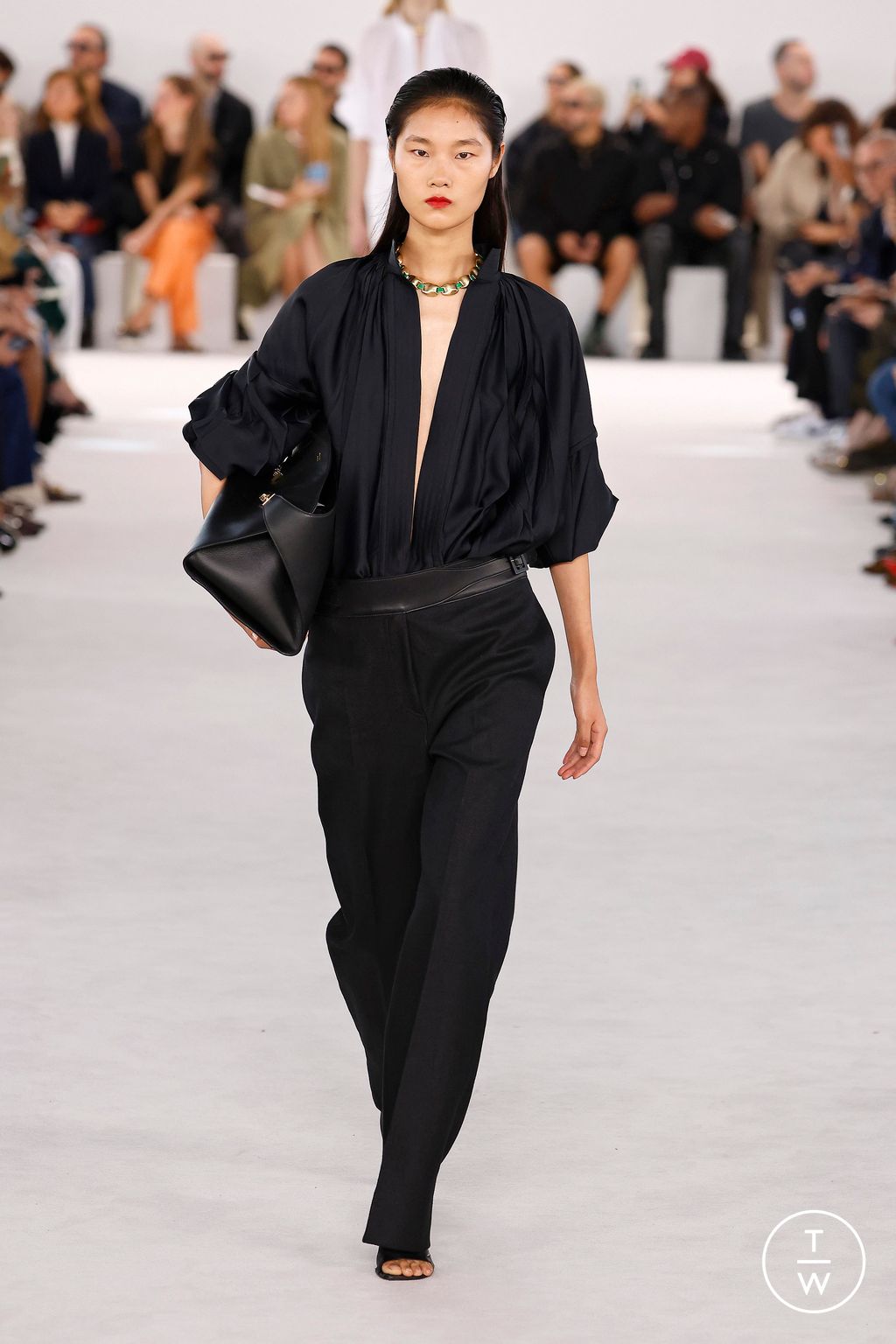 Fashion Week Milan Spring/Summer 2024 look 56 from the Ferragamo collection womenswear