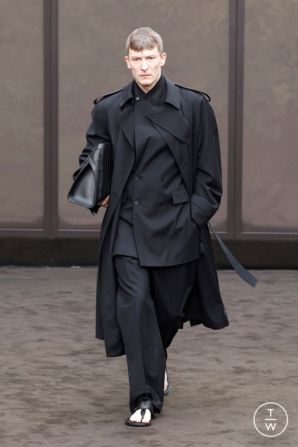 Fashion Week Milan Spring/Summer 2026 look 6 from the Ferragamo collection womenswear