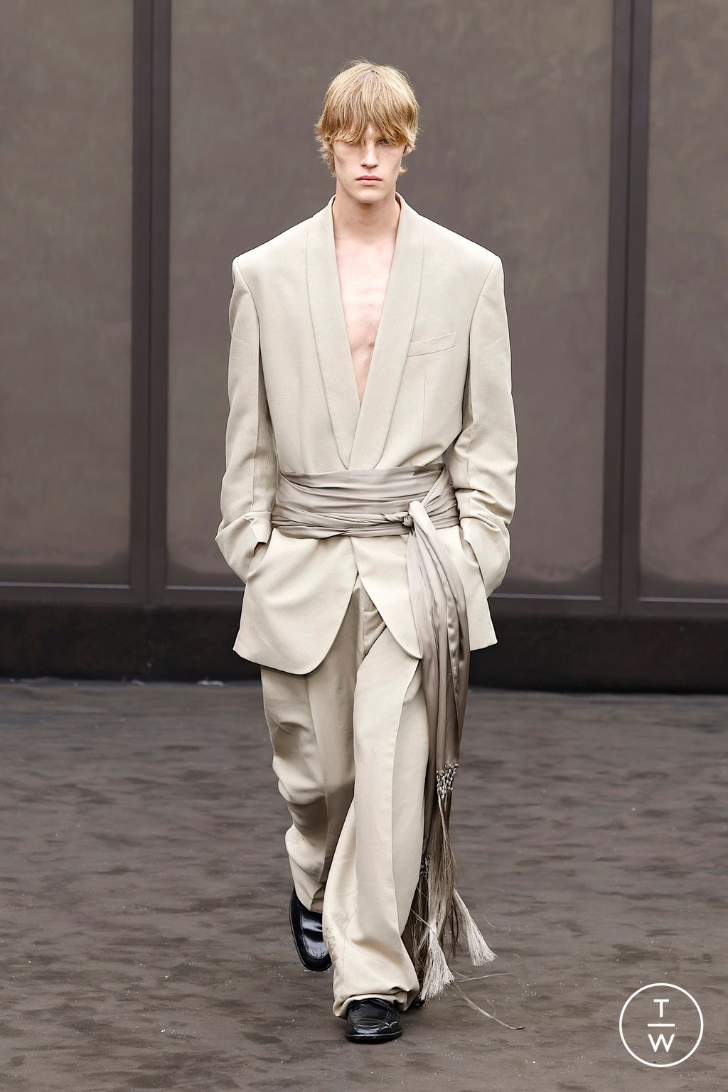Fashion Week Milan Spring/Summer 2026 look 11 de la collection Ferragamo womenswear