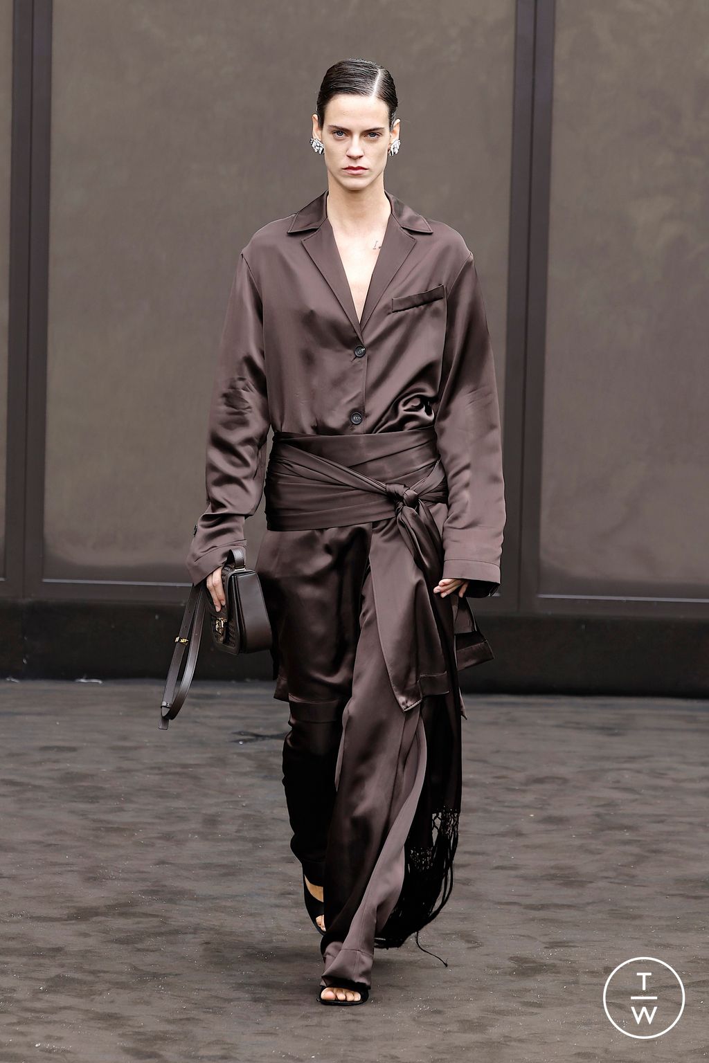 Fashion Week Milan Spring/Summer 2026 look 26 from the Ferragamo collection womenswear