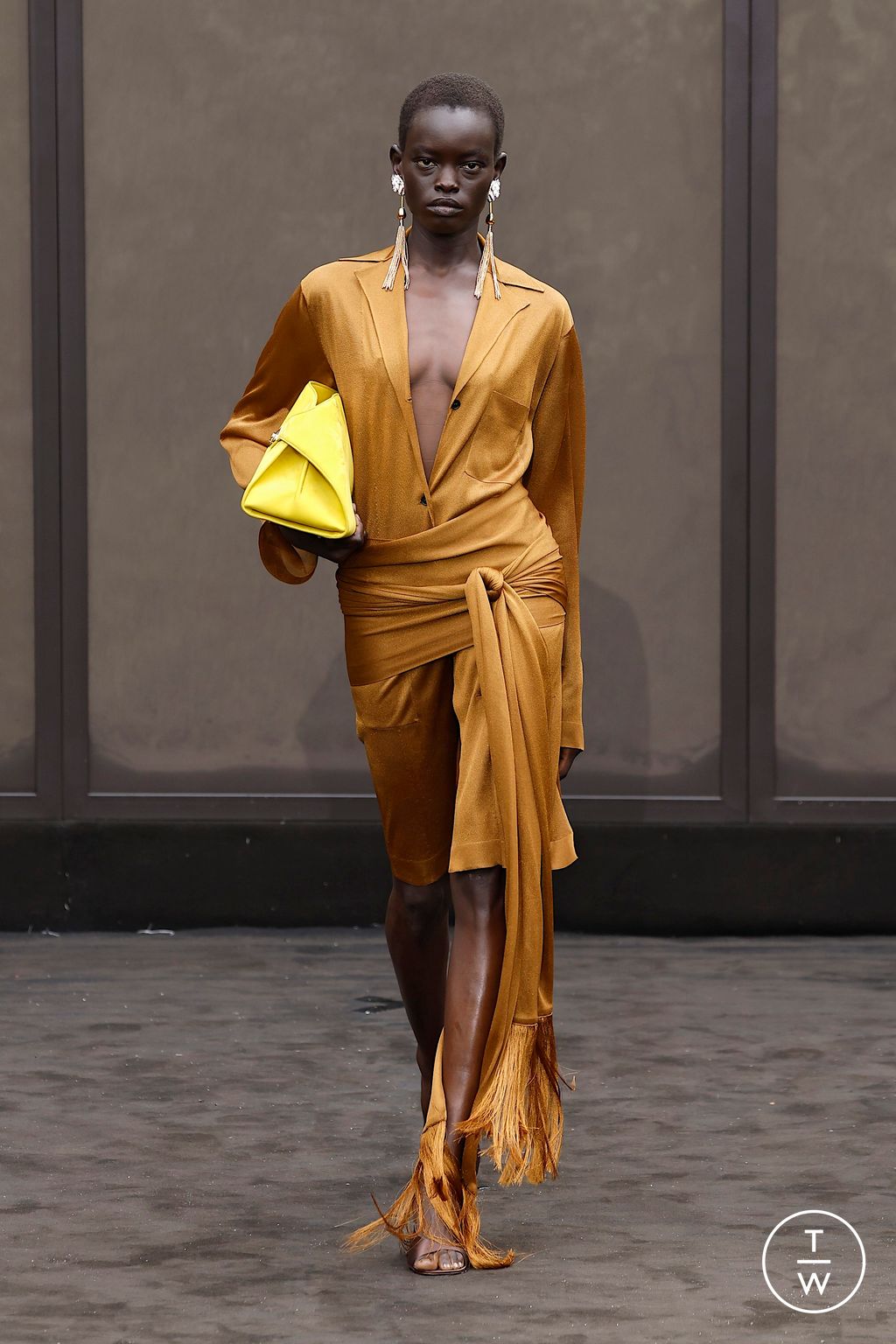 Fashion Week Milan Spring/Summer 2026 look 47 from the Ferragamo collection womenswear