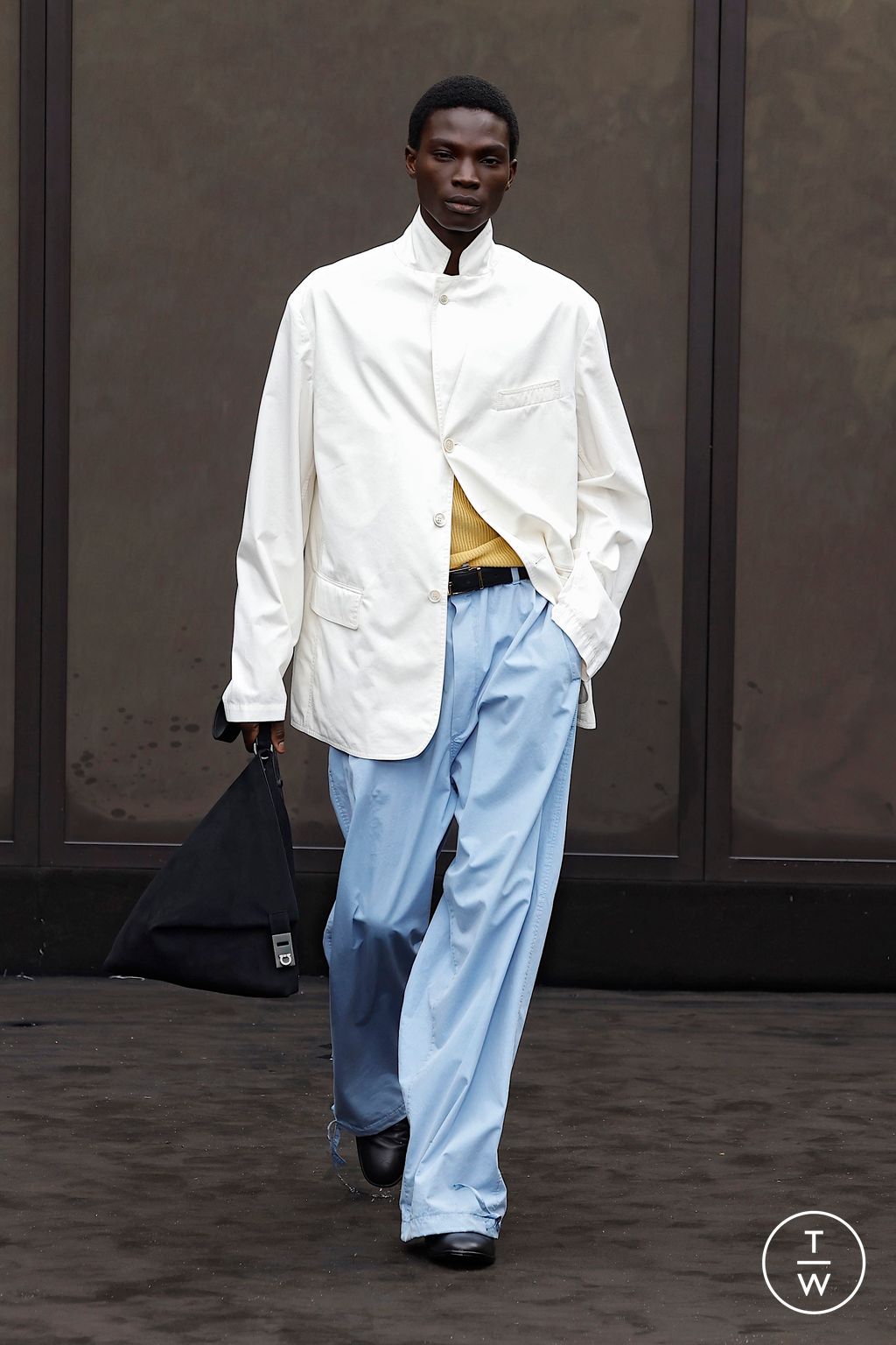 Fashion Week Milan Spring/Summer 2026 look 53 from the Ferragamo collection womenswear