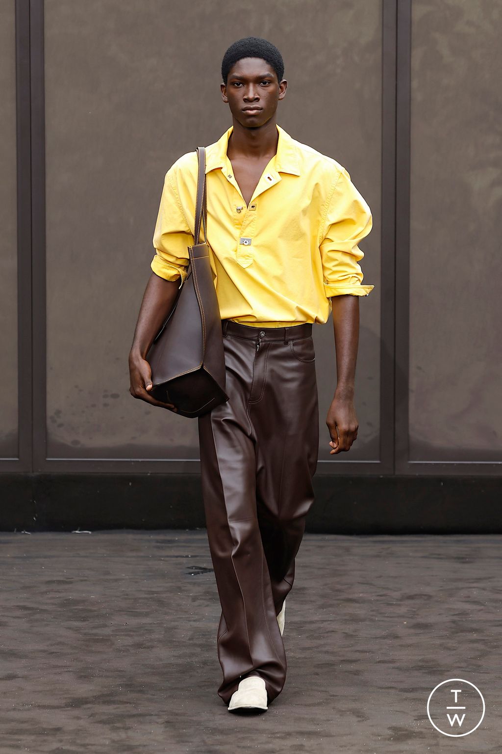 Fashion Week Milan Spring/Summer 2026 look 58 from the Ferragamo collection womenswear