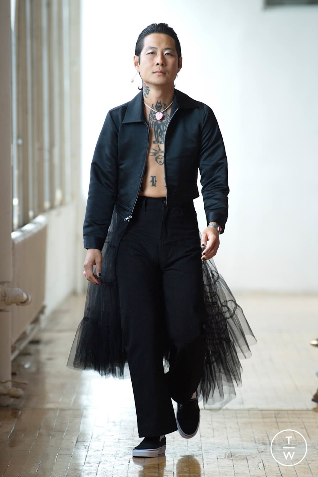 Fashion Week New York Spring/Summer 2020 look 1 de la collection Sandy Liang womenswear
