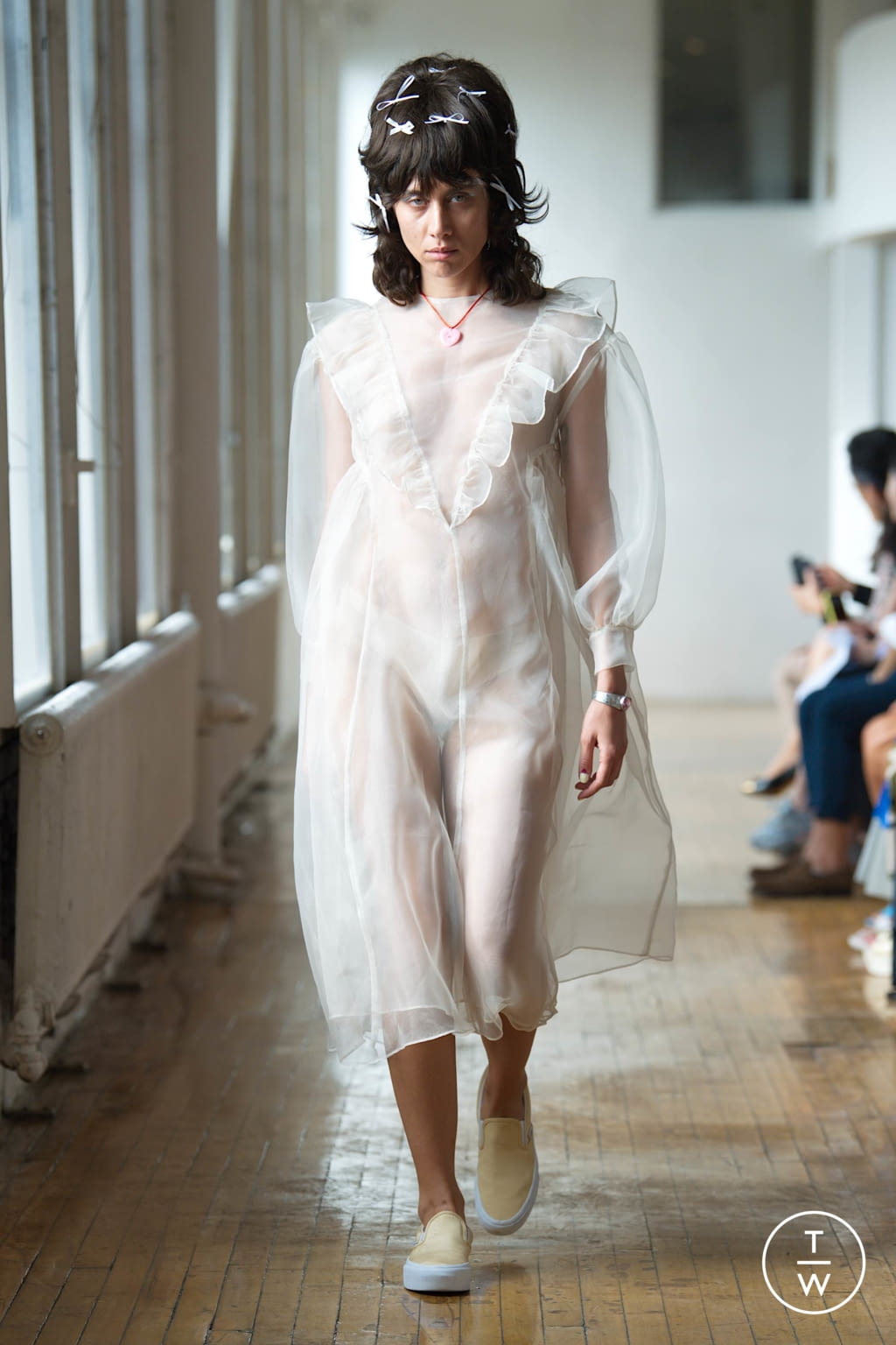 Fashion Week New York Spring/Summer 2020 look 2 from the Sandy Liang collection 女装