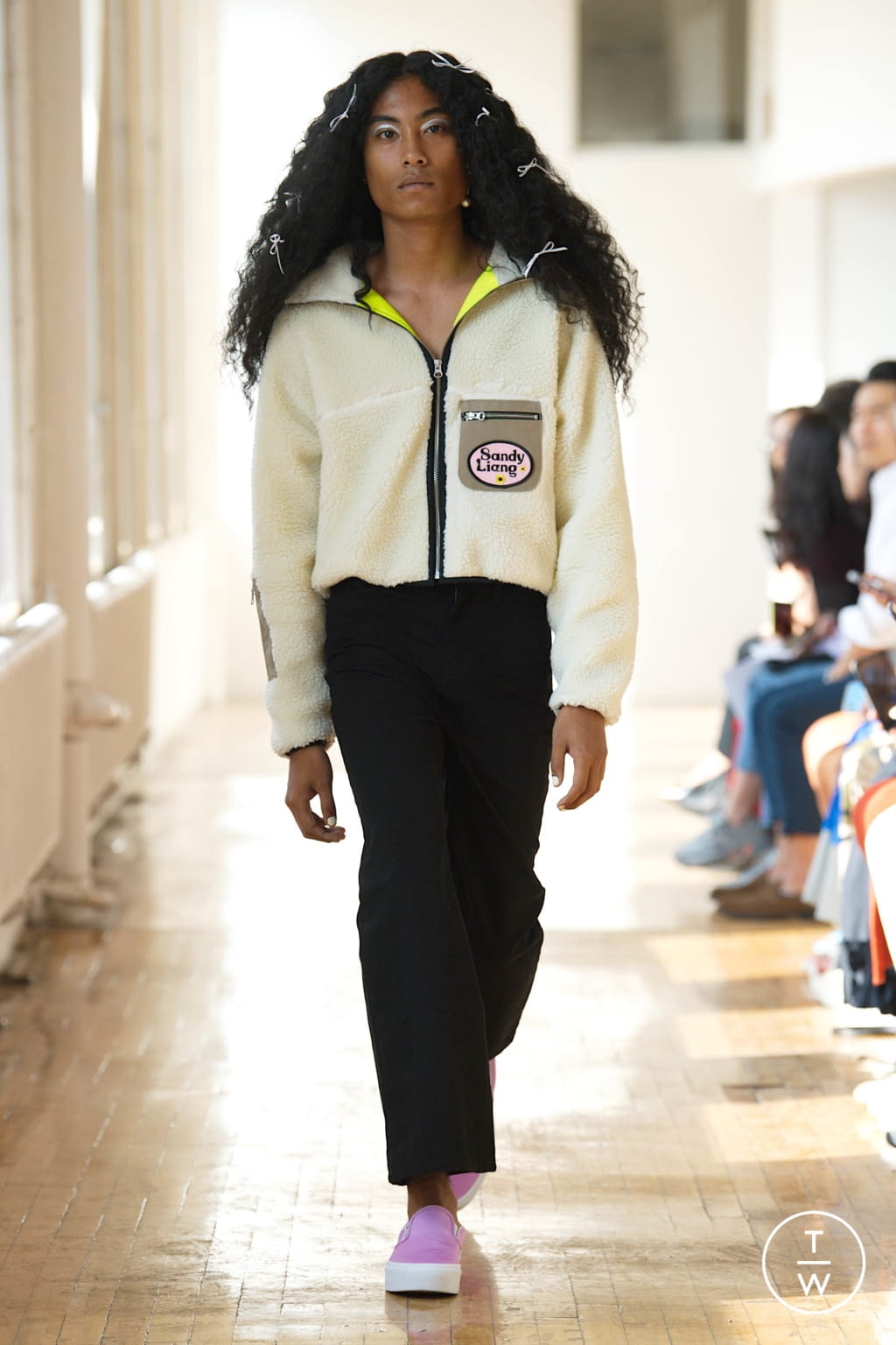 Fashion Week New York Spring/Summer 2020 look 14 from the Sandy Liang collection 女装