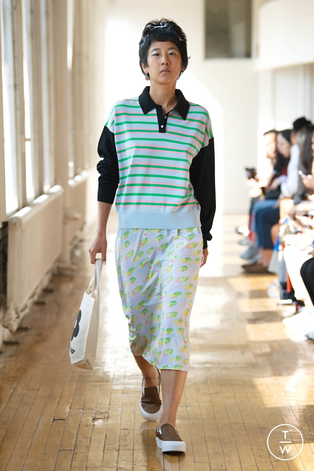 Fashion Week New York Spring/Summer 2020 look 21 de la collection Sandy Liang womenswear