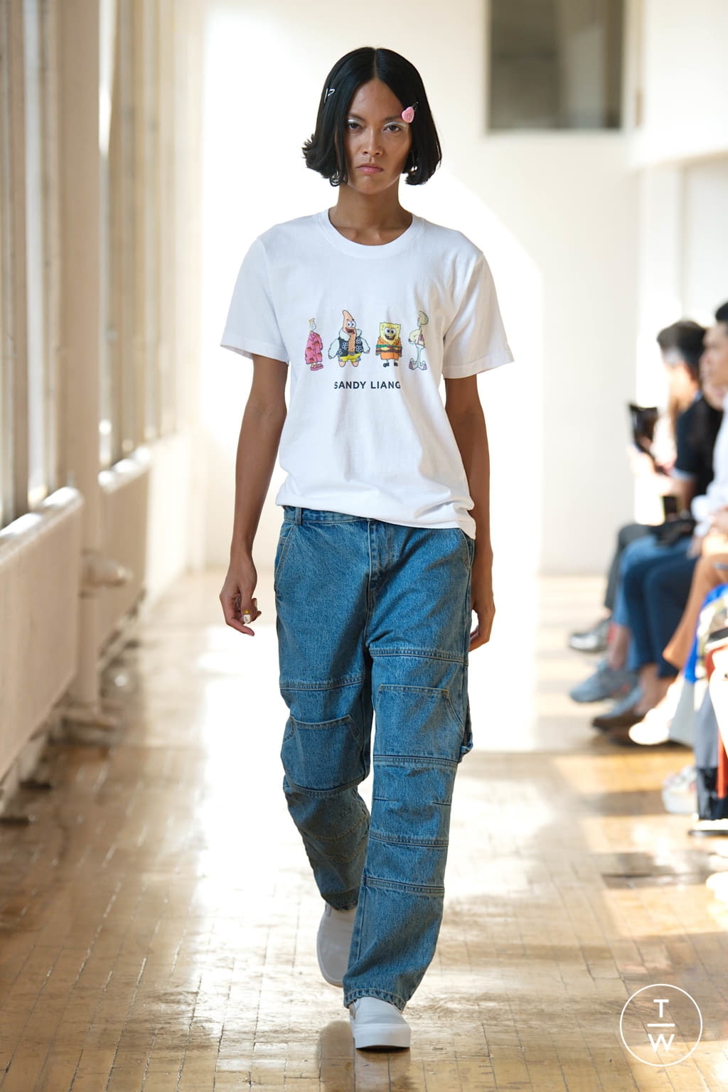 Fashion Week New York Spring/Summer 2020 look 25 from the Sandy Liang collection 女装