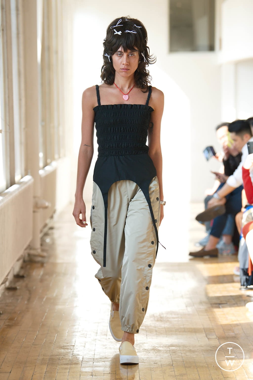 Fashion Week New York Spring/Summer 2020 look 29 from the Sandy Liang collection womenswear