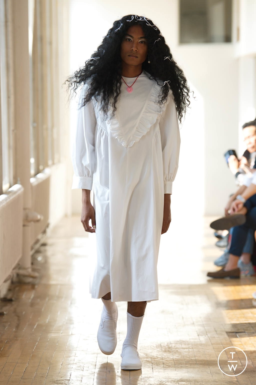 Fashion Week New York Spring/Summer 2020 look 32 from the Sandy Liang collection womenswear