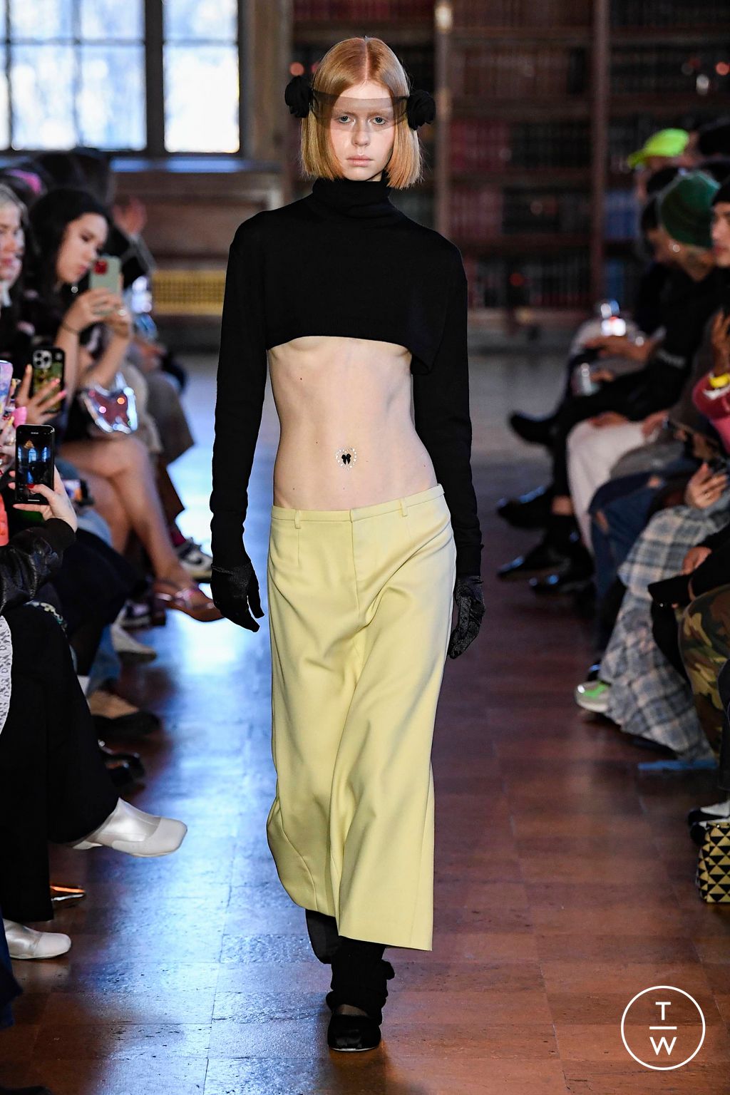 Fashion Week New York Fall/Winter 2023 look 13 from the Sandy Liang collection womenswear