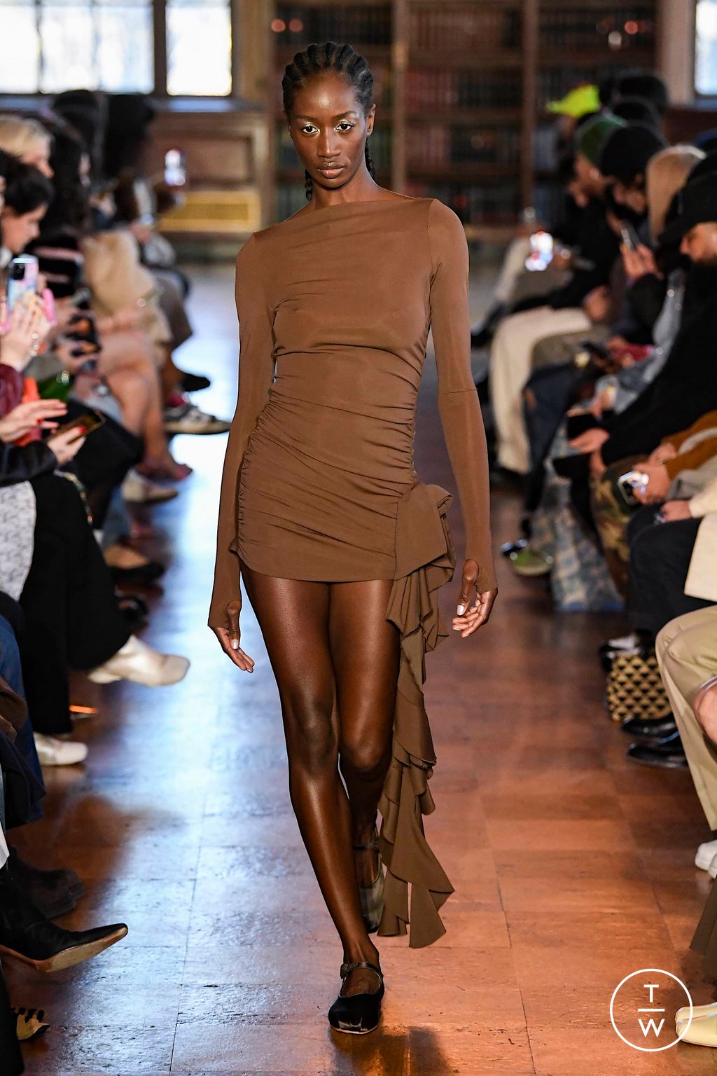 Fashion Week New York Fall/Winter 2023 look 23 from the Sandy Liang collection womenswear