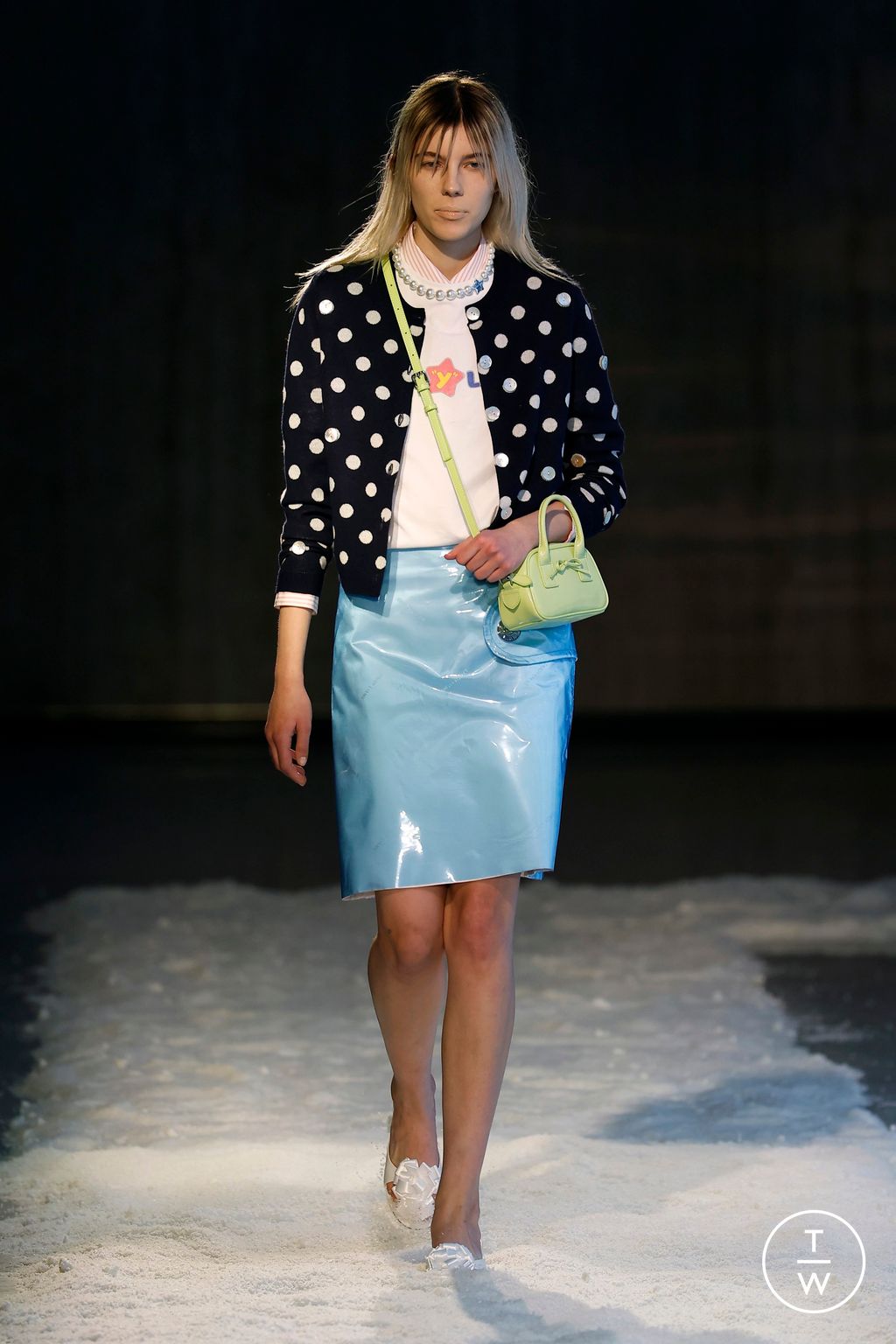 Fashion Week New York Fall/Winter 2025 look 2 from the Sandy Liang collection womenswear