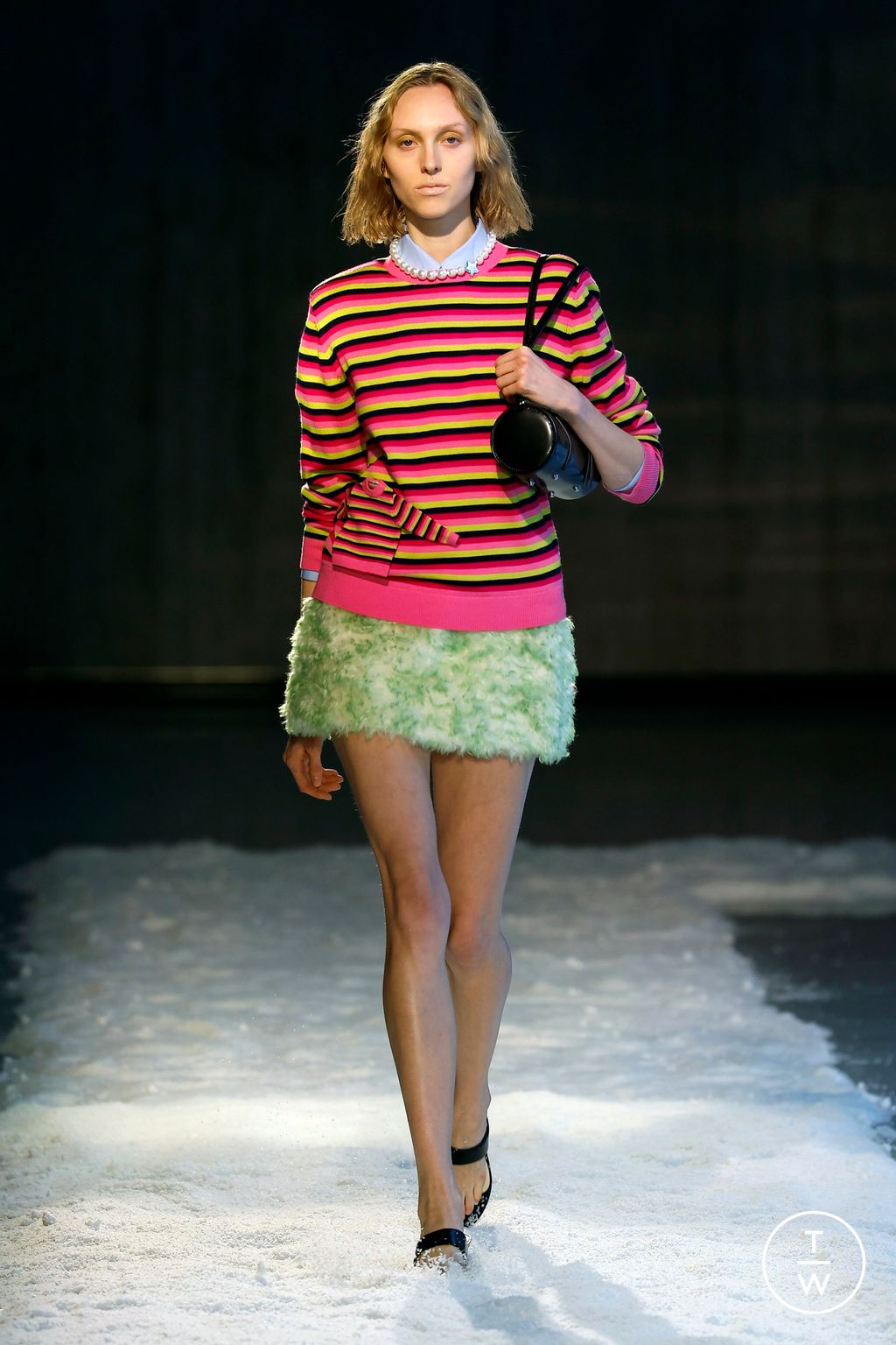 Fashion Week New York Fall/Winter 2025 look 3 from the Sandy Liang collection womenswear