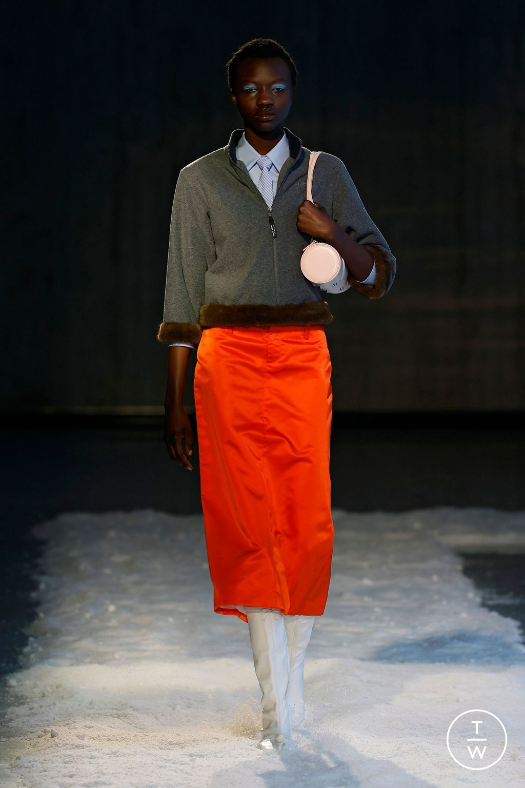 Fashion Week New York Fall/Winter 2025 look 13 from the Sandy Liang collection womenswear