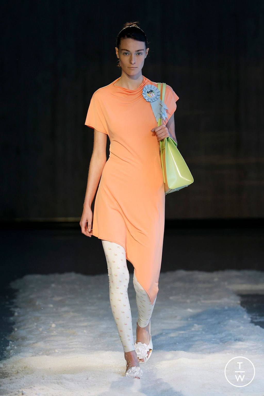 Fashion Week New York Fall/Winter 2025 look 19 from the Sandy Liang collection womenswear