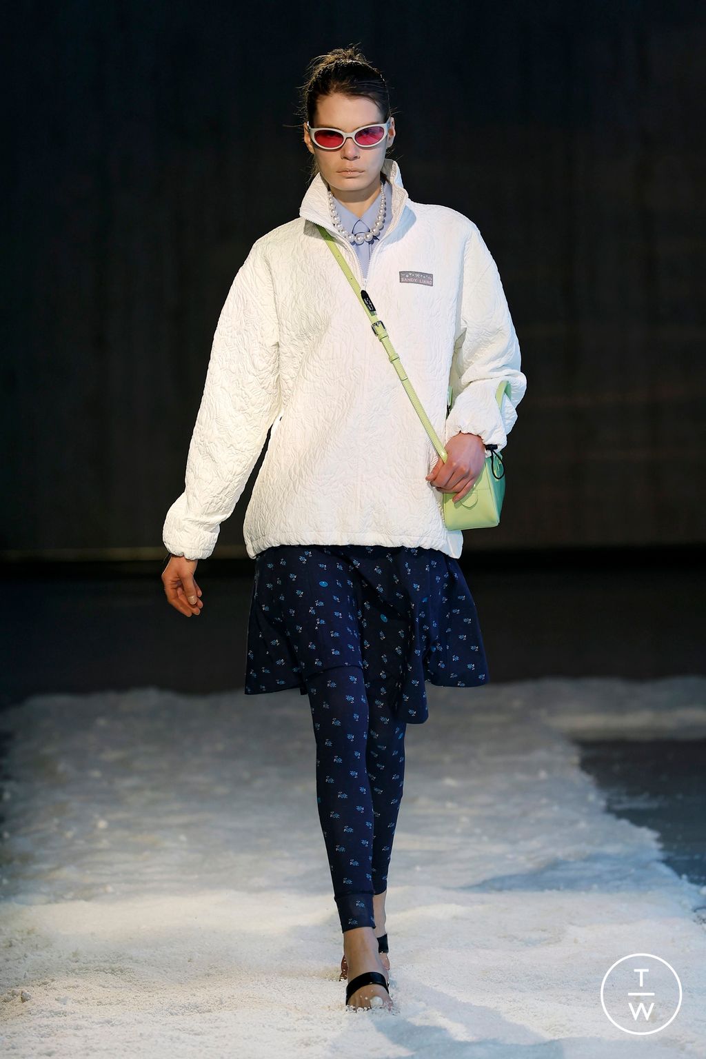 Fashion Week New York Fall/Winter 2025 look 23 from the Sandy Liang collection womenswear