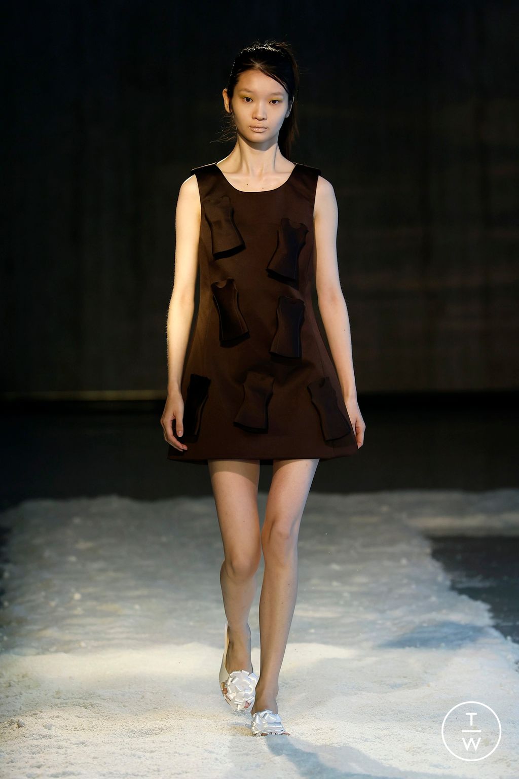 Fashion Week New York Fall/Winter 2025 look 32 from the Sandy Liang collection womenswear