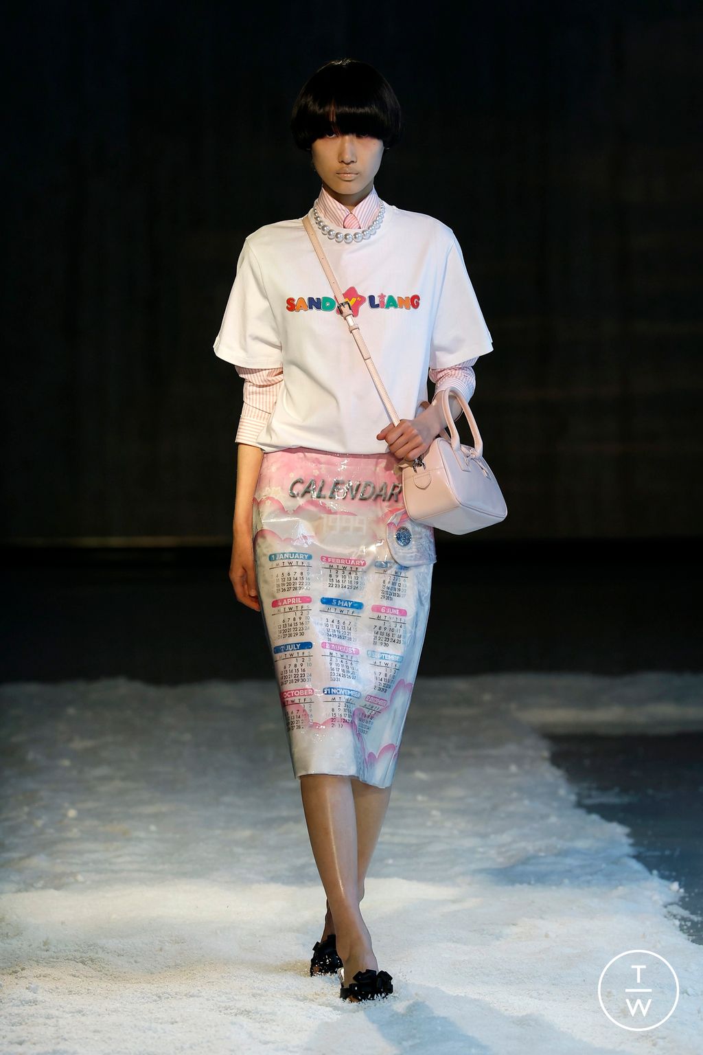 Fashion Week New York Fall/Winter 2025 look 36 from the Sandy Liang collection womenswear