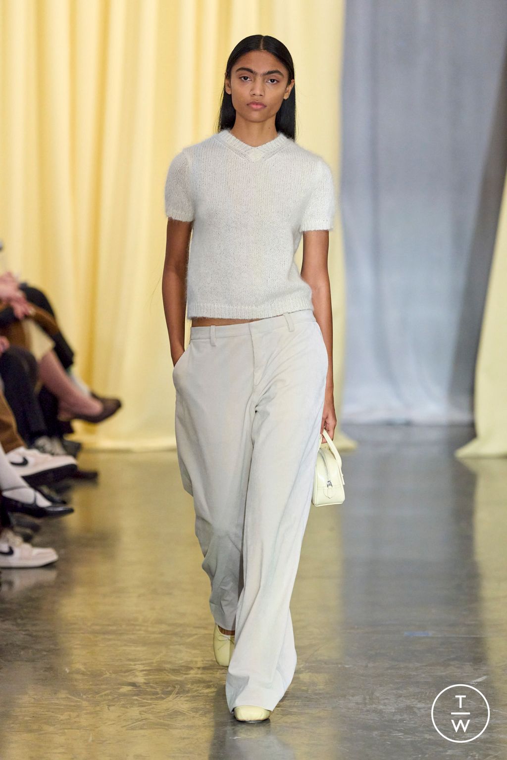 Fashion Week New York Fall/Winter 2024 look 5 from the Sandy Liang collection womenswear