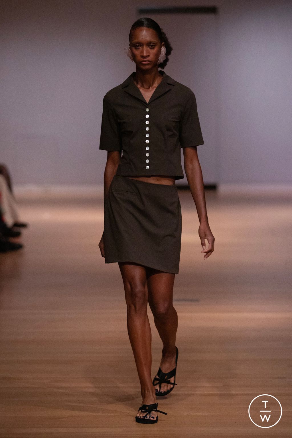 Fashion Week New York Spring/Summer 2024 look 20 from the Sandy Liang collection 女装