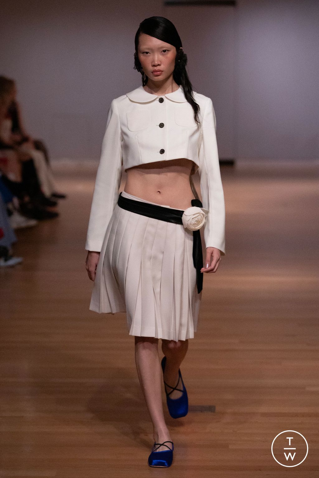 Fashion Week New York Spring/Summer 2024 look 24 de la collection Sandy Liang womenswear