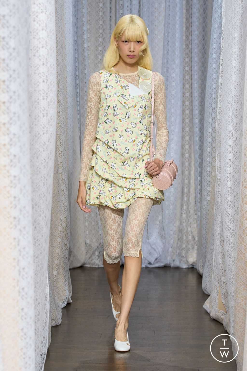 Fashion Week New York Spring/Summer 2026 look 2 from the Sandy Liang collection womenswear