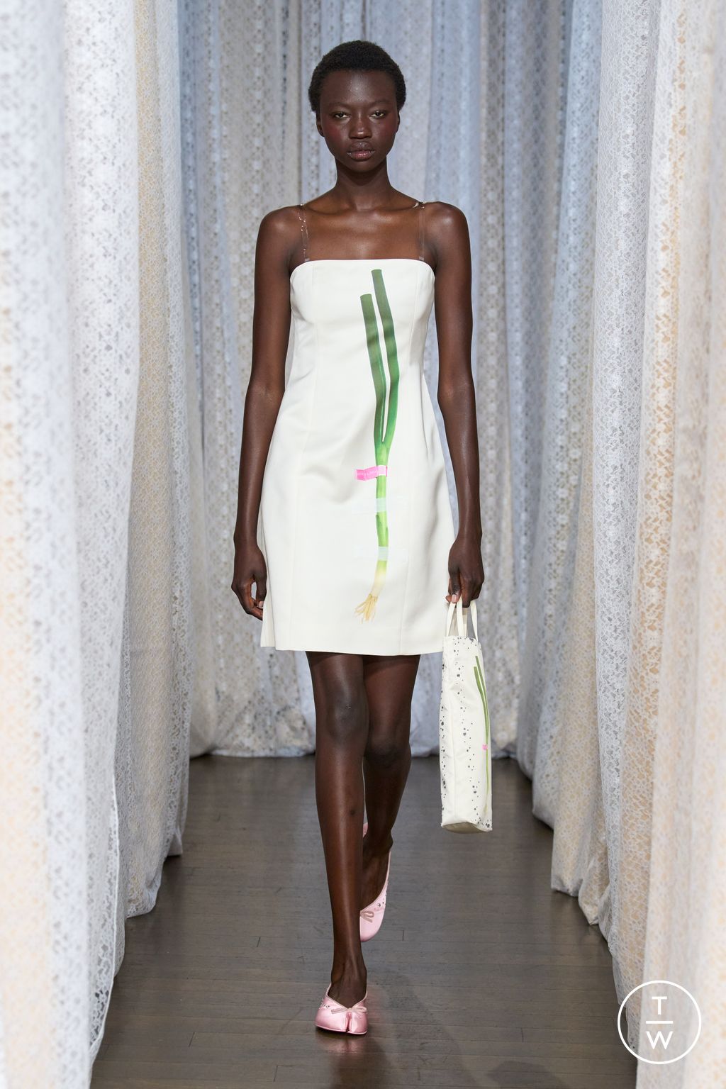 Fashion Week New York Spring/Summer 2026 look 11 from the Sandy Liang collection womenswear
