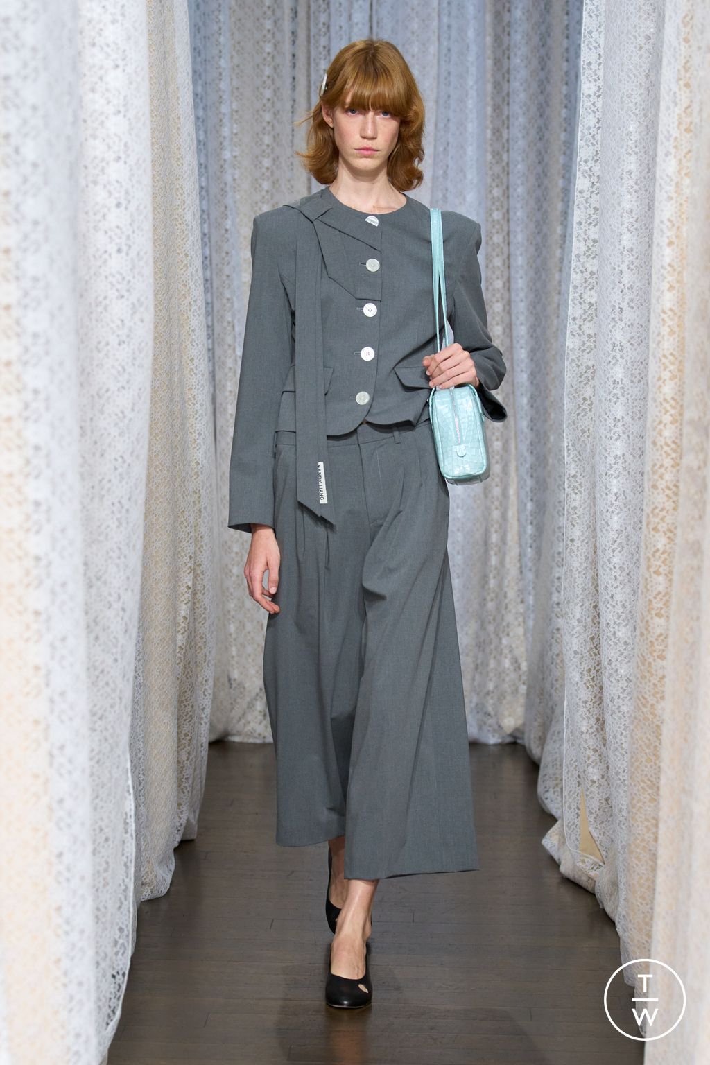 Fashion Week New York Spring/Summer 2026 look 32 from the Sandy Liang collection womenswear