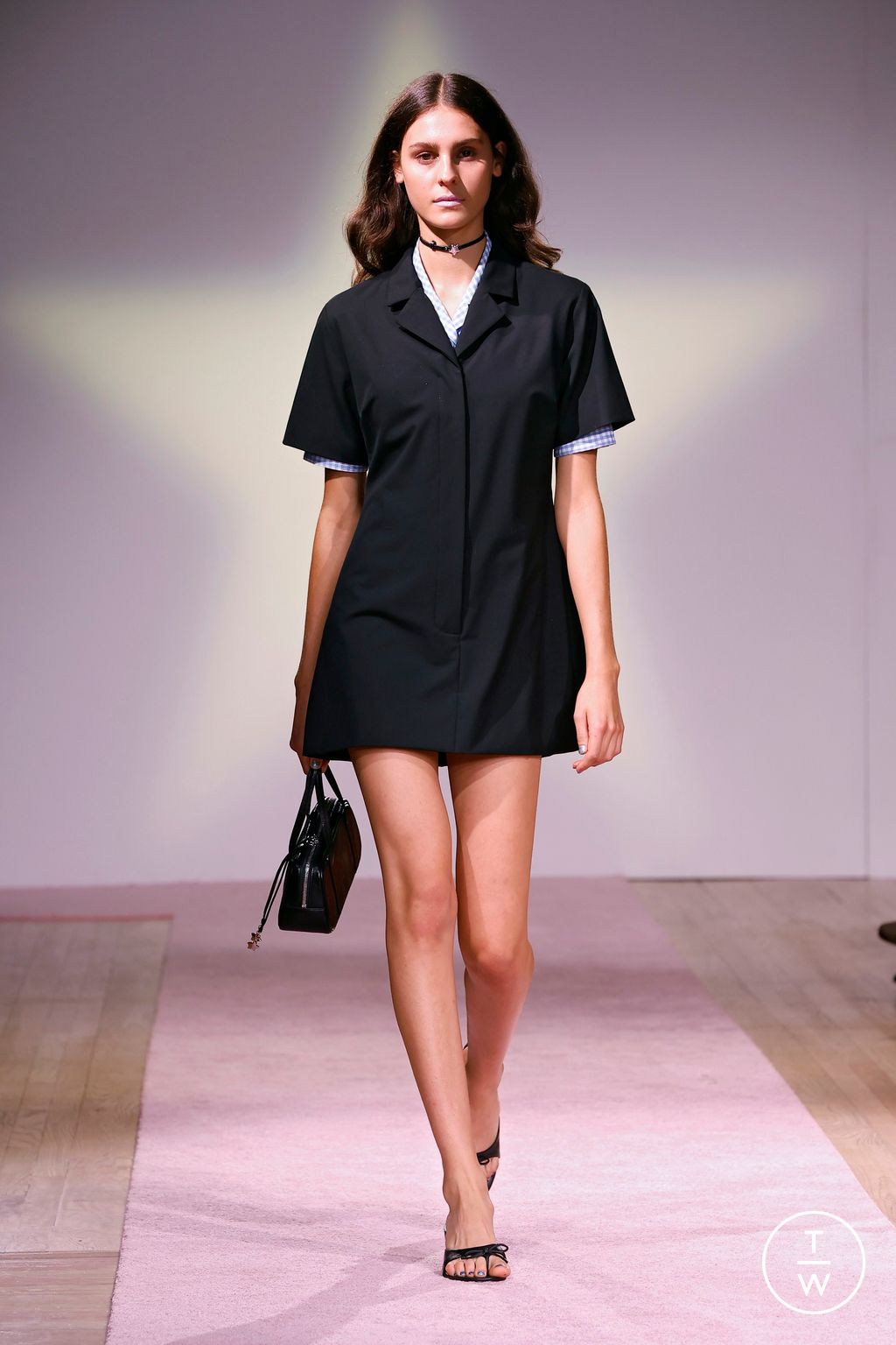 Fashion Week New York Spring/Summer 2025 look 3 from the Sandy Liang collection womenswear