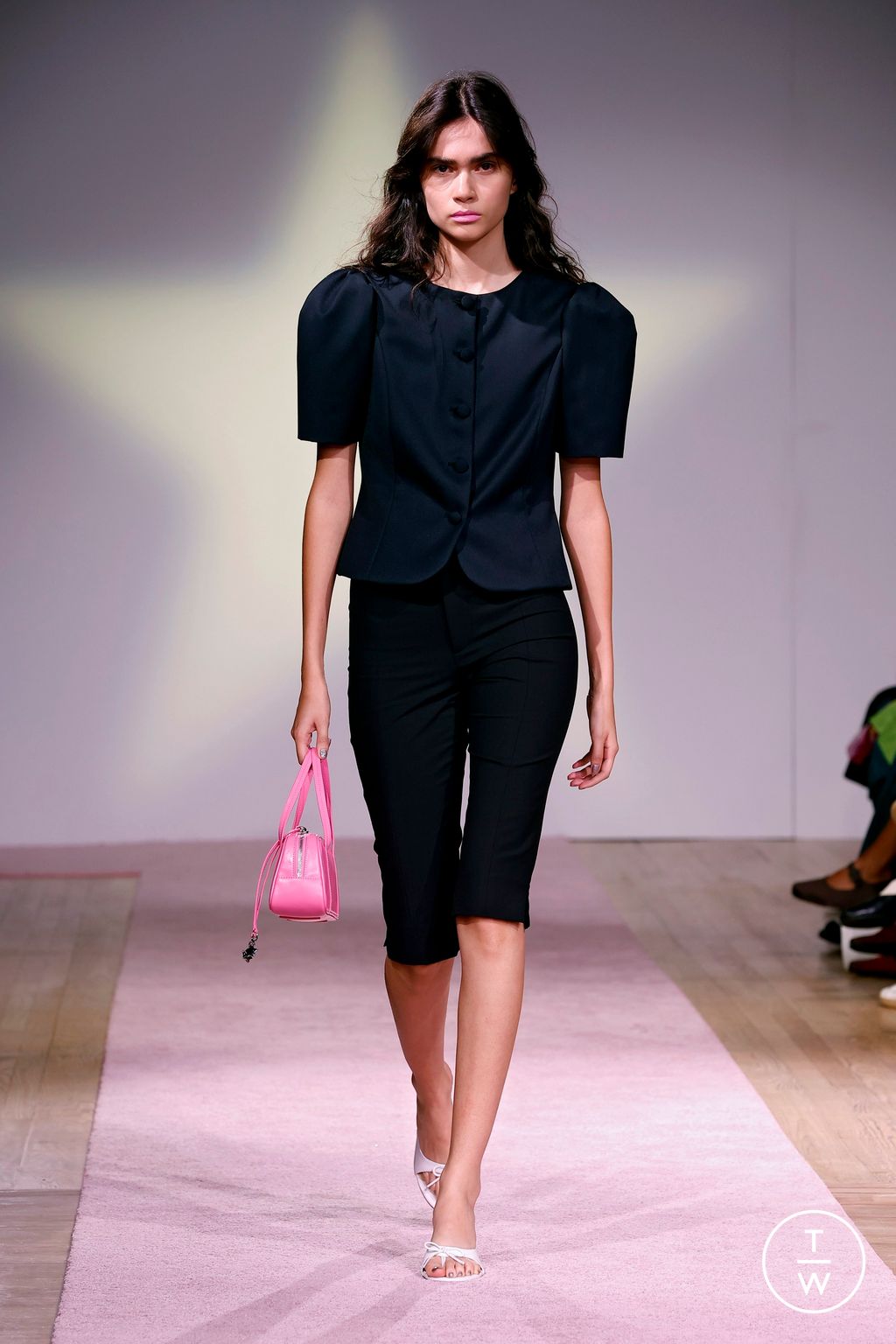 Fashion Week New York Spring-Summer 2025 look 22 from the Sandy Liang collection womenswear
