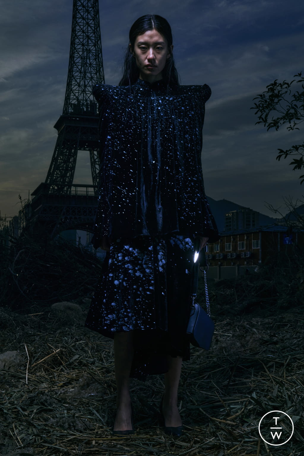 Fashion Week Paris Fall/Winter 2021 look 17 de la collection Sankuanz menswear