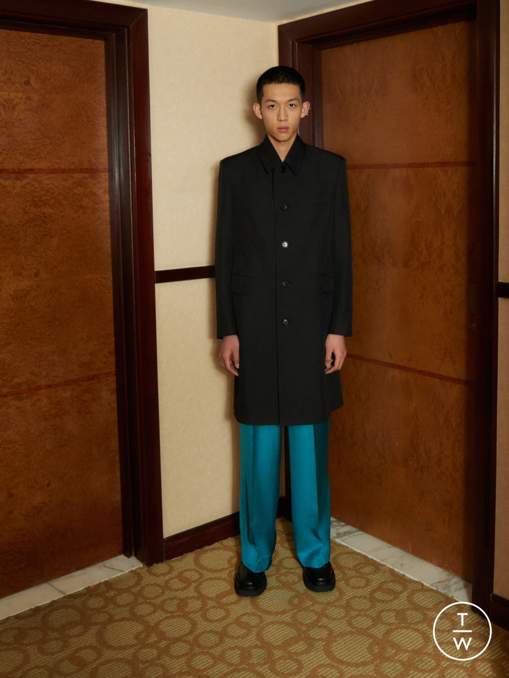 Fashion Week Paris Spring/Summer 2022 look 33 from the Sankuanz collection menswear