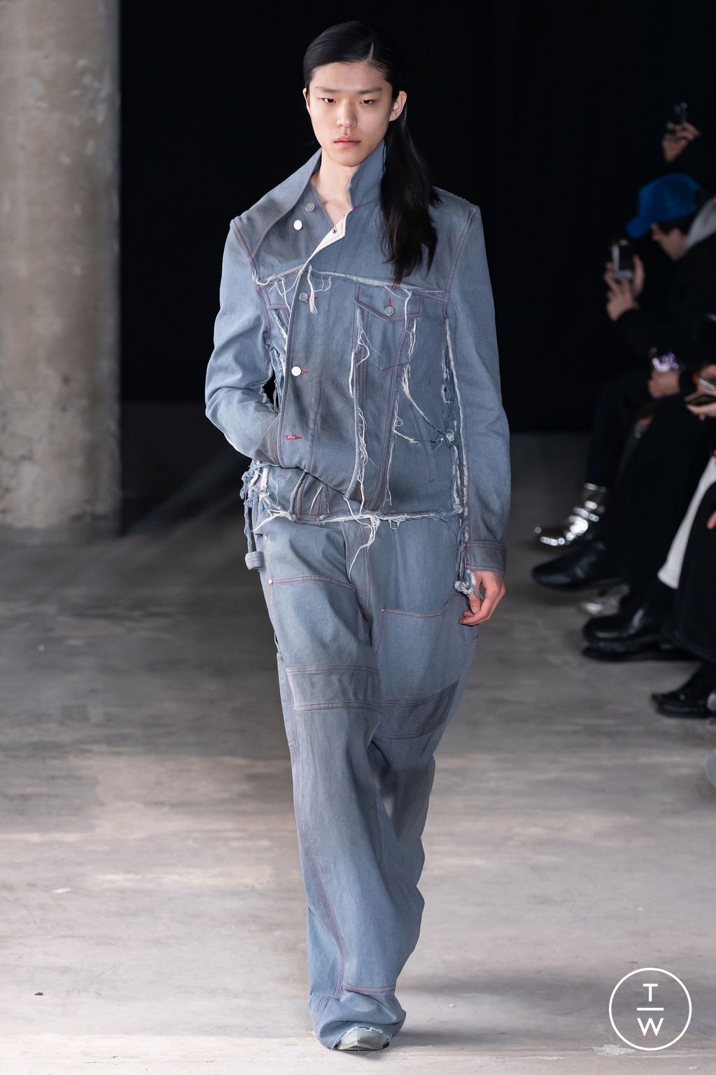 Fashion Week Paris Fall/Winter 2024 look 9 from the Sankuanz collection 男装