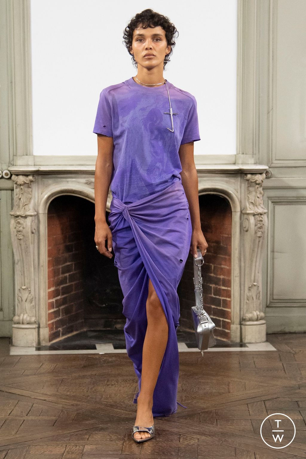 Fashion Week Paris Spring/Summer 2024 look 5 from the Sankuanz collection menswear
