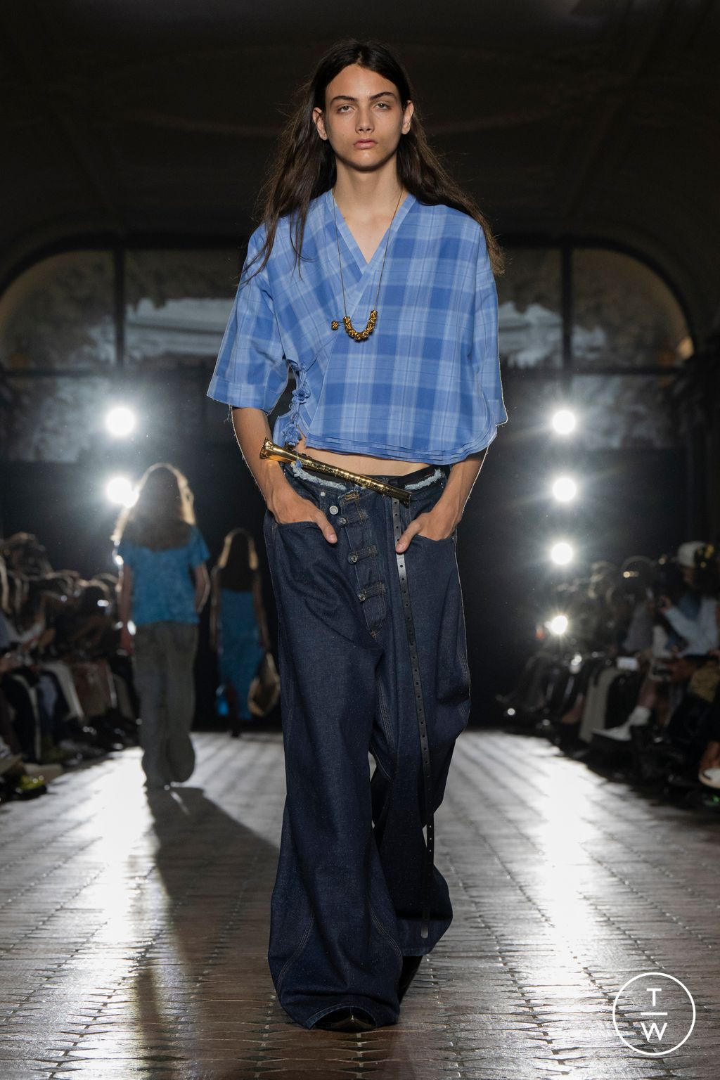 Fashion Week Paris Spring-Summer 2025 look 7 from the Sankuanz collection menswear