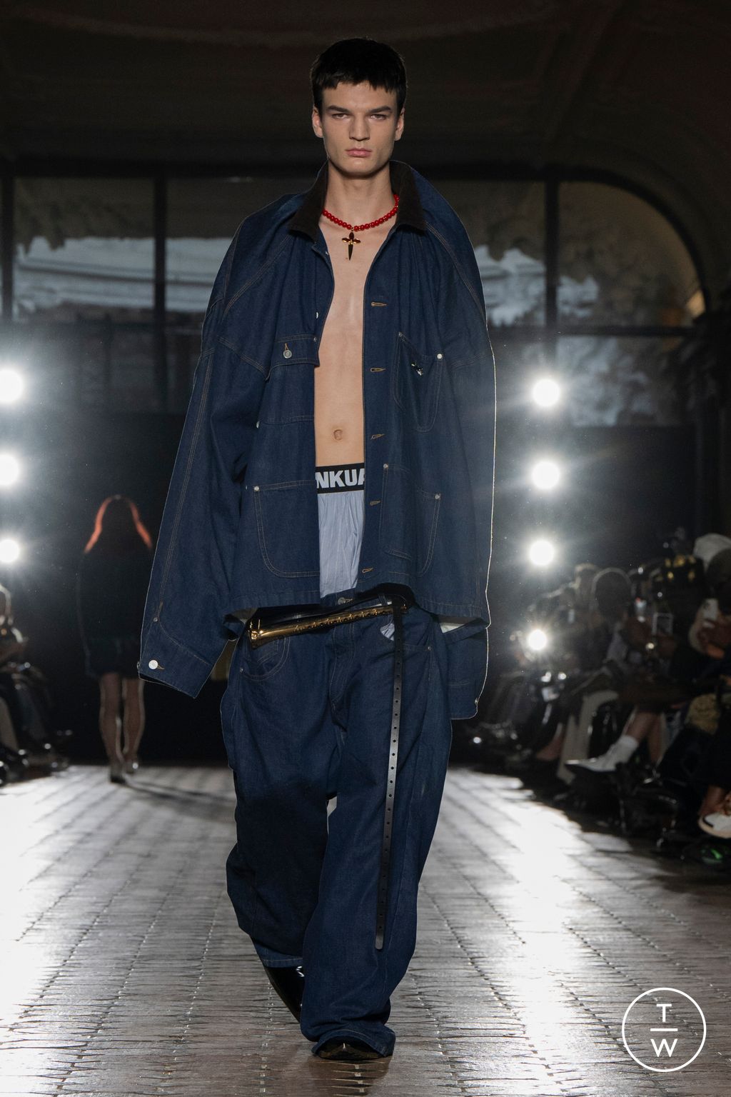 Fashion Week Paris Spring-Summer 2025 look 16 from the Sankuanz collection menswear