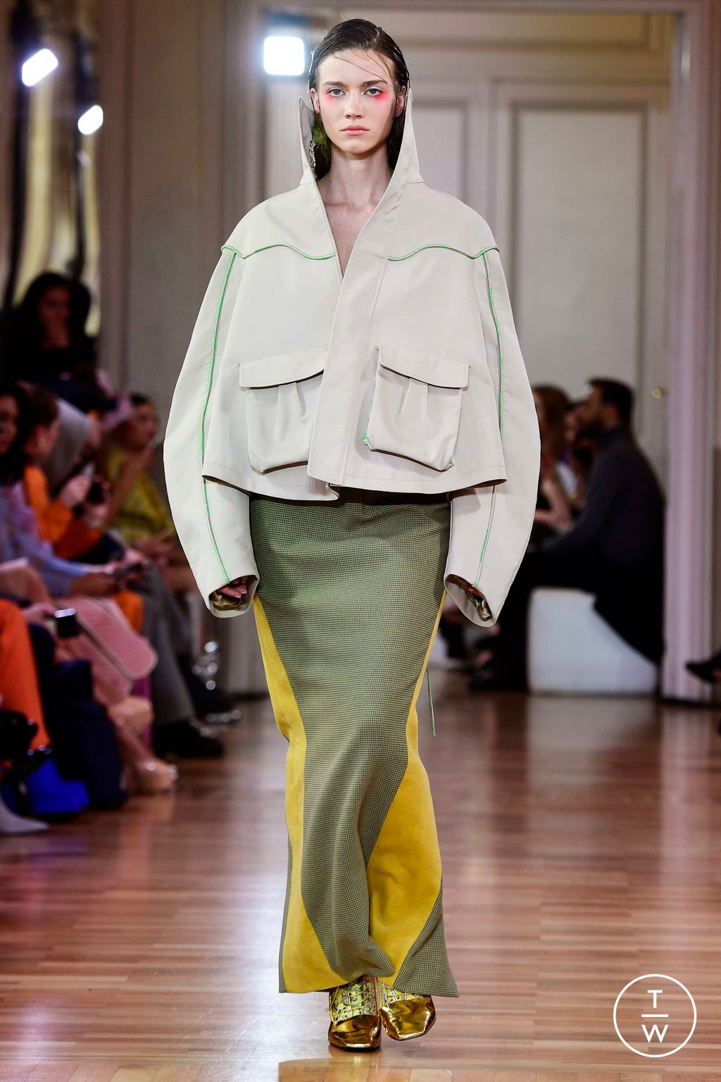 Fashion Week Milan Fall/Winter 2023 look 7 from the SARA WONG collection 女装