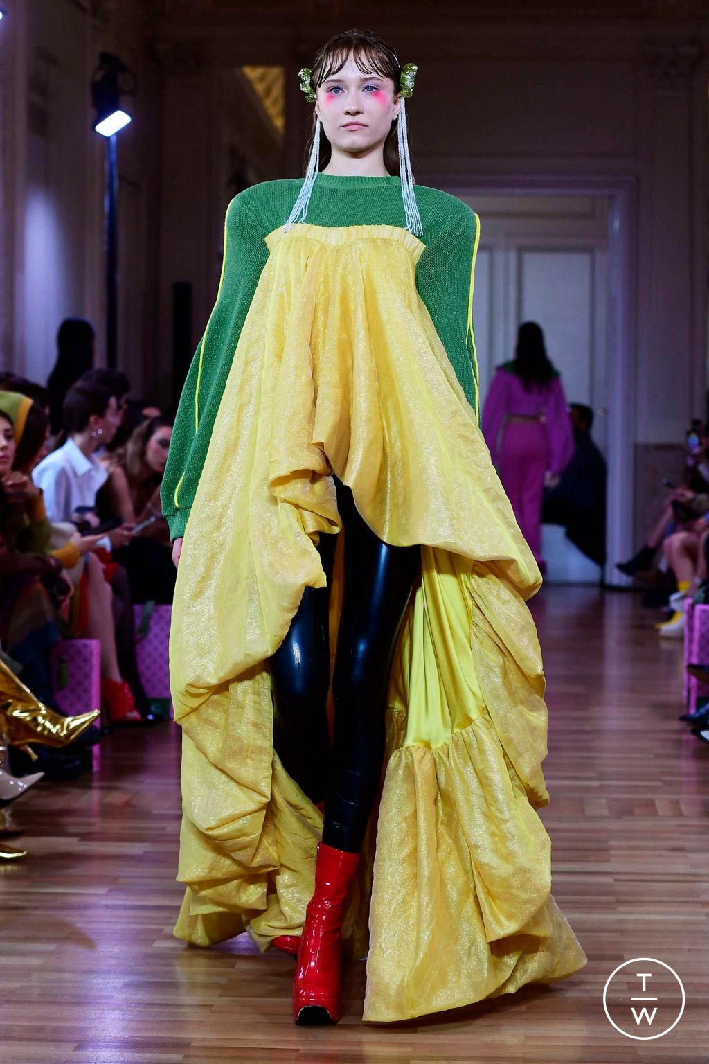Fashion Week Milan Fall/Winter 2023 look 11 from the SARA WONG collection womenswear